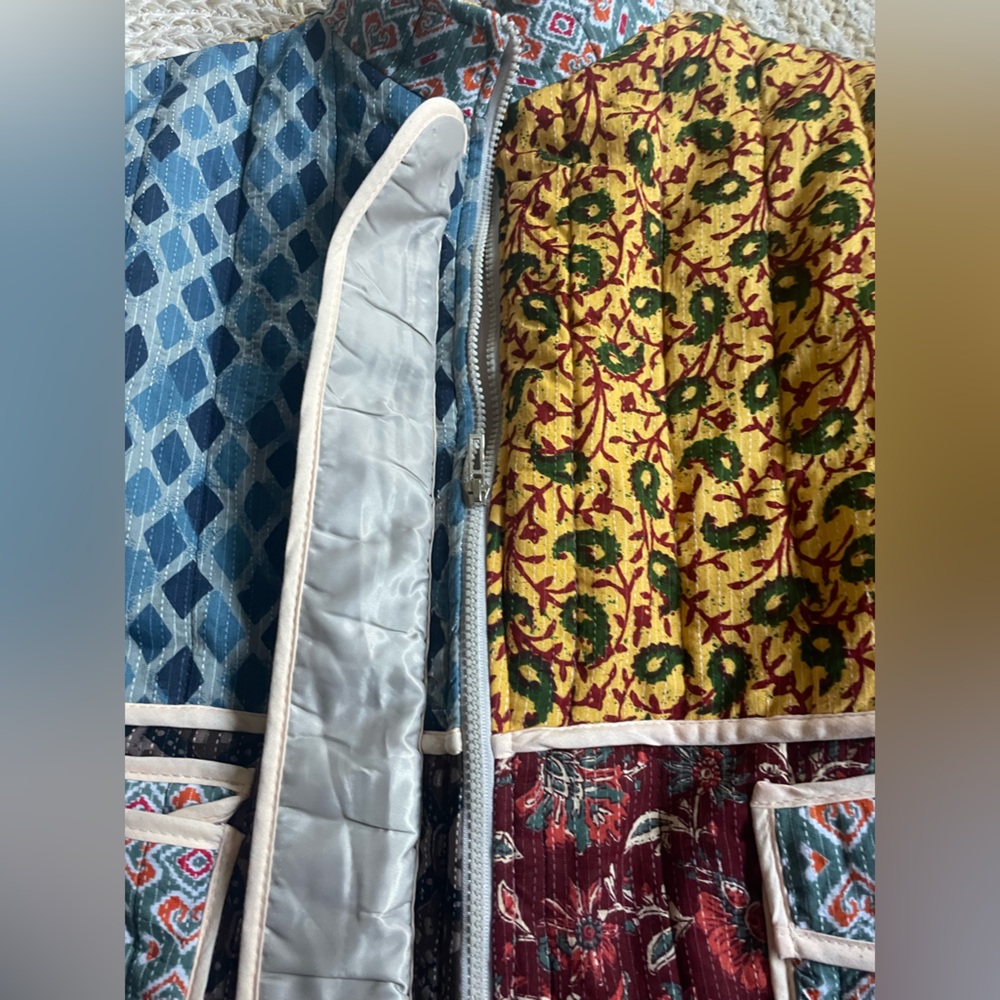 Patchwork Jacket Eisctnd Quilted Jacket Women Pri… - image 5